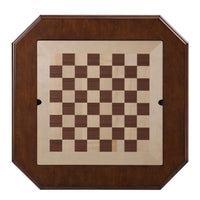 28" X 28" X 30" Cherry Wood Poly-Resin Game Table