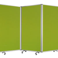 71" X 106" X 1" Metal and Fabric  Olive Screen