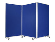 71" X 106" X 1" Metal and Fabric  Azure Screen