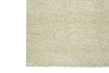 Contemporary Area Rug In Polypropylenefrieze and Jute Mesh Backing, Cream