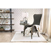 Fabric Upholstered Accent Chair In Gray And Brown