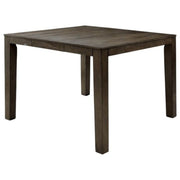 Counter Height Transitional Table, Gray Finish