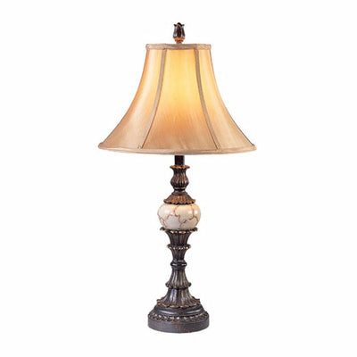 Traditional Design Table Lamp, Set of two, Antique Black