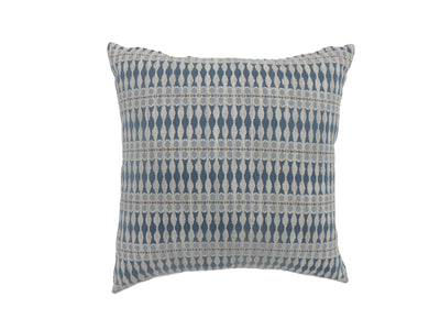 Contemporary Style Simple Traditionally Designed Set of 2 Throw Pillows, Blue