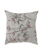 Contemporary Style Set of 2 Throw Pillows, Red