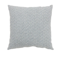 Contemporary Style Small Diagonal Patterned Set of 2 Throw Pillows, Blue