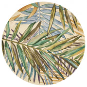 5' Round Wool Multicol or Area Rug