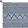 5' x 7' Polyester Blue Area Rug