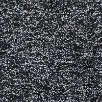 7'6" X 9'6" Polyester Black Heather Area Rug