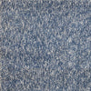 7'6" X 9'6" Polyester Indigo-Ivory Heather Area Rug