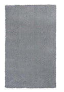 7'6" X 9'6" Polyester Grey Area Rug