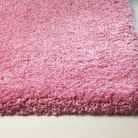 7'6" X 9'6" Polyester Hot Pink Area Rug