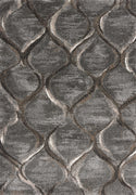 7'10"X 10'10" Polypropelene Charcoal Area Rug