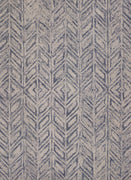 8' X 10' Wool Blue Area Rug
