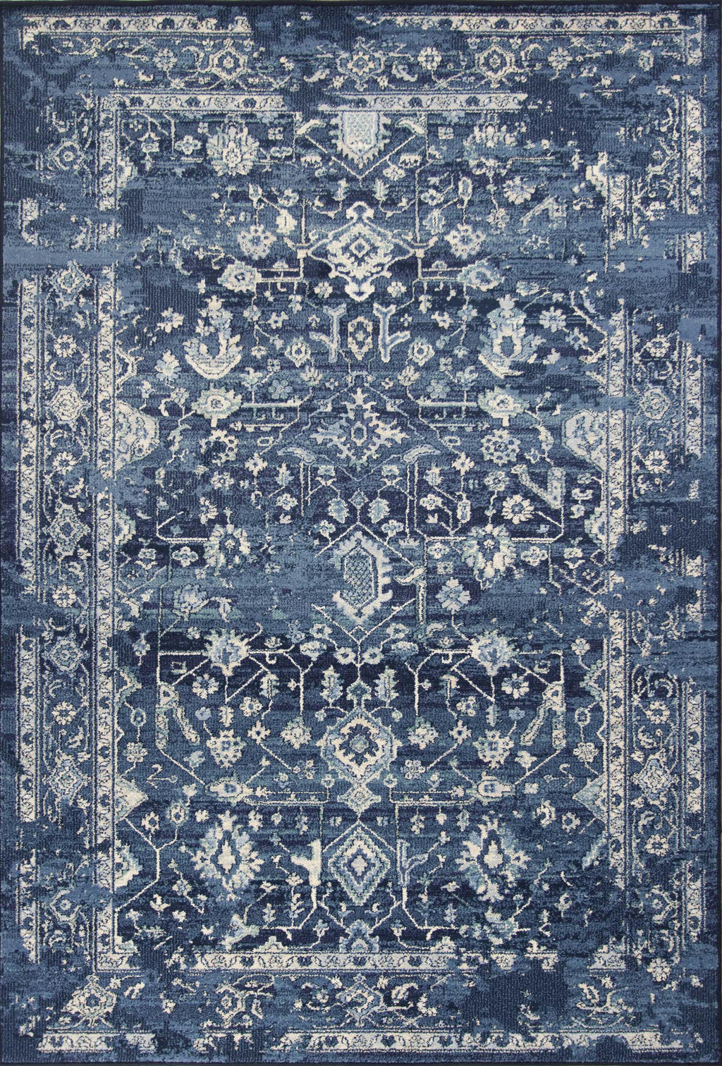 7'10" x 11'2" Polypropelene Azure Blue Area Rug