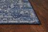 7'10" x 11'2" Polypropelene Azure Blue Area Rug