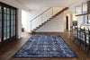 7'10" x 11'2" Polypropelene Azure Blue Area Rug