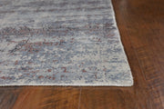 5' x 7' Viscose Slate Area Rug