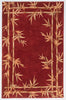 5'3" x 8'3" Wool Red Area Rug