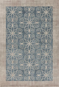 8'9" x 13' Polypropelene Teal Area Rug