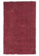 8' x 11' Polyester Red Heather Area Rug