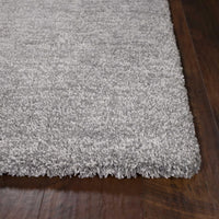 8' x 11' Polyester Grey Heather Area Rug