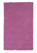 8' x 11' Polyester Hot Pink Area Rug