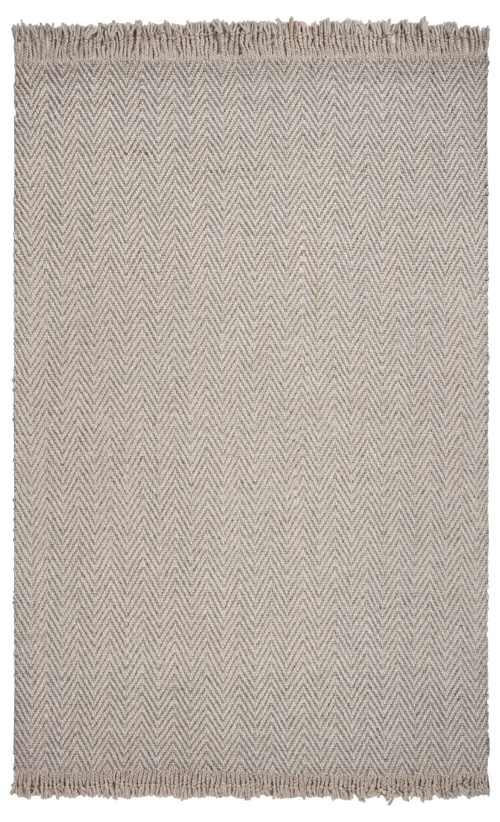 7'9" x 9'9" Wool Oatmeal Area Rug