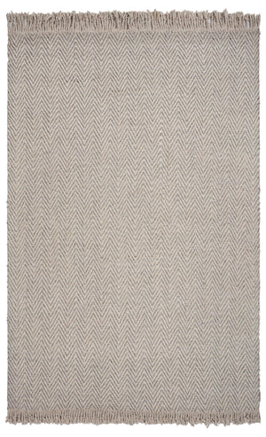 7'9" x 9'9" Wool Oatmeal Area Rug