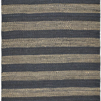 7'6" x 9'6" Jute Navy Area Rug