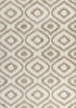 7'10" x 10'6" Microfiber Ivory-Beige Area Rug