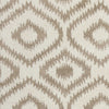 7'10" x 10'6" Microfiber Ivory-Beige Area Rug