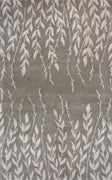 5' x 8' Wool & Viscose Blend Beige Area Rug