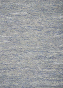 9'x12' Ocean Blue Hand Tufted Abstract Indoor Area Rug
