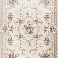 9' x 12' Polypropylene Ivory Area Rug