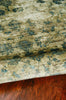 7'6"X 9'6" Viscose Sand-Blue Area Rug