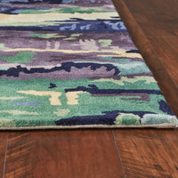 7'9" x 9'9" Wool Ink Blue Area Rug