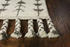 7'9" x 9'9" Wool Ivory Area Rug