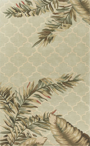 8'6" x 11'6" Wool Sage Area Rug