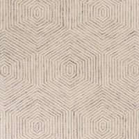 9' x 12' Wool Ivory Area Rug