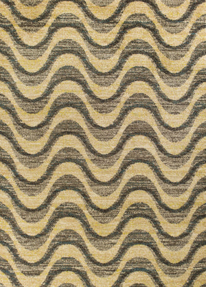 9'10" x 13'2" Polypropelene Grey-Sand Area Rug