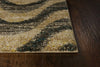 9'10" x 13'2" Polypropelene Grey-Sand Area Rug