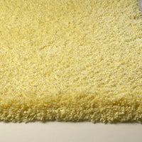 9' x 13' Polyester Canary Yellow Area Rug