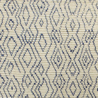 8'6" x 11'6" Wool Ivory-Blue Area Rug