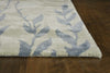 8' x 11' Wool & Viscose Blend Ivory Area Rug