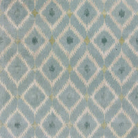 8' x 11' Wool & Viscose Blend Blue Area Rug