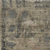 9' x 13' Viscose Sand-Blue Area Rug