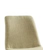 Accent Chair Foam Cushion Metal Frame, Green and Gold