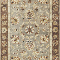 3'3" x 5'3" Wool Grey-Mocha Area Rug