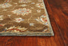 3'3" x 5'3" Wool Coffee Area Rug